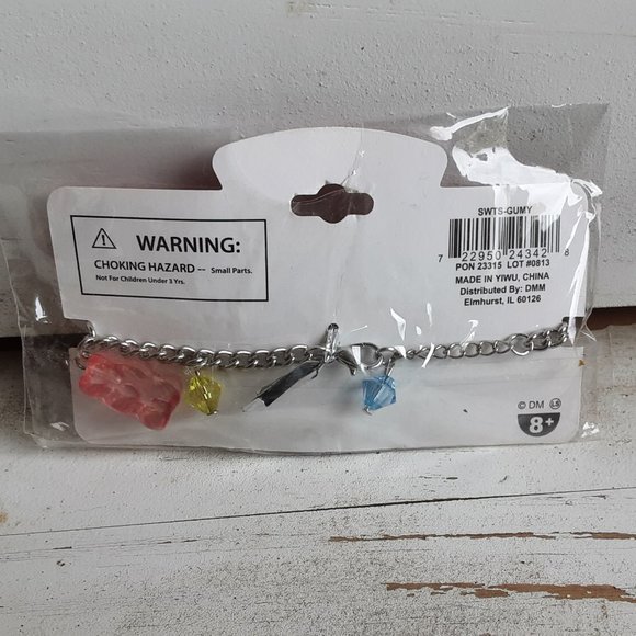Yummy Gummys Bracelet with Gummy Bears and Jewels - Picture 2 of 2
